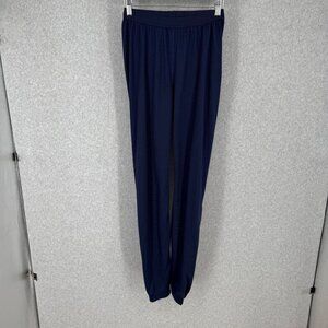 Patagonia Womens VTG Midweight Capilene Bottoms Size M Blue Base Layer Pull On